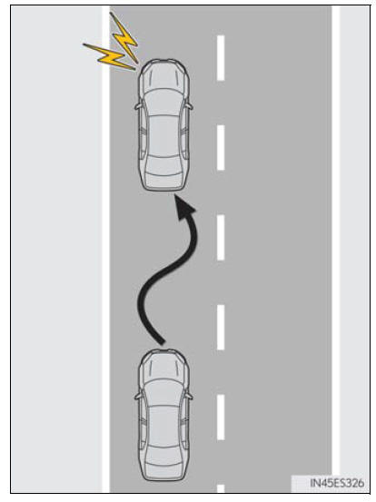 Lexus RX. Vehicle sway warning