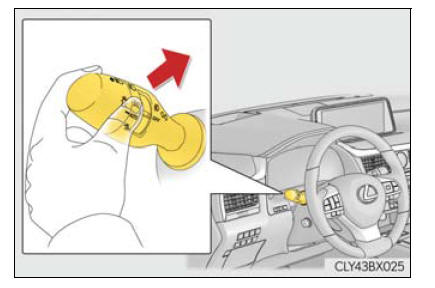 Lexus RX. Operating the lights and wipers