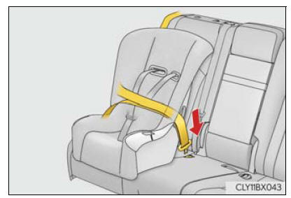 Lexus RX. Child restraint systems