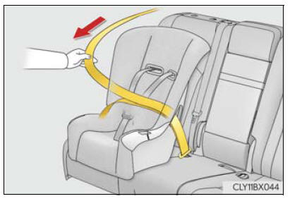 Lexus RX. Child restraint systems