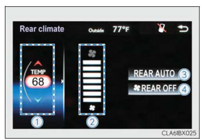 Lexus RX. Using the air conditioning system and defogger