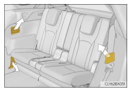 Lexus RX. Using the air conditioning system and defogger