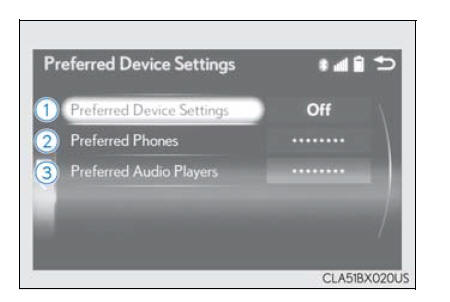 Lexus RX. Connecting Bluetooth