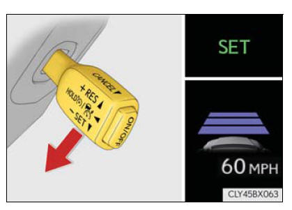 Lexus RX. Using the driving support systems