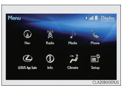 Lexus RX. Energy monitor/consumption screen