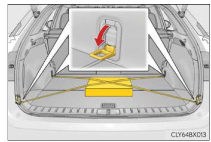 Lexus RX. Using the storage features