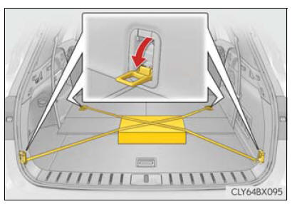 Lexus RX. Using the storage features