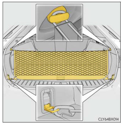 Lexus RX. Using the storage features