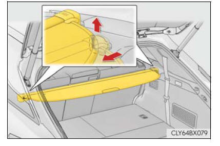 Lexus RX. Using the storage features