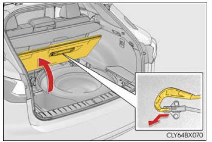 Lexus RX. Using the storage features