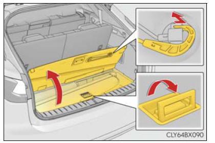 Lexus RX. Using the storage features