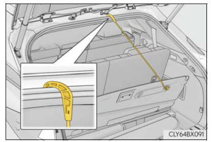 Lexus RX. Using the storage features