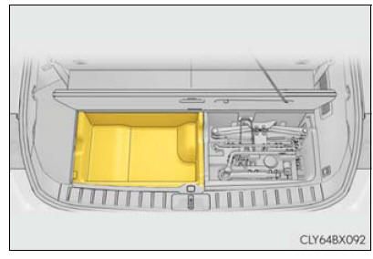 Lexus RX. Using the storage features