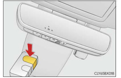 Lexus RX. Using the other interior features