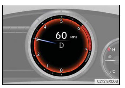 Lexus RX. Gauges and meters