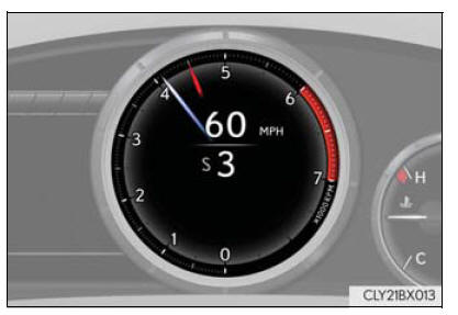 Lexus RX. Gauges and meters