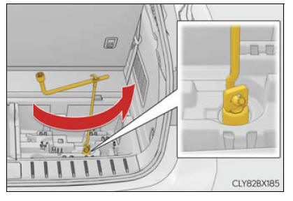 Lexus RX. Steps to take in an emergency