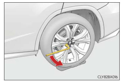 Lexus RX. Steps to take in an emergency