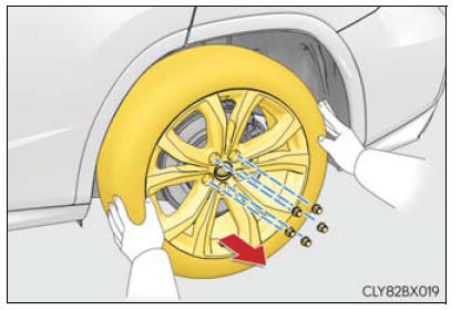 Lexus RX. Steps to take in an emergency