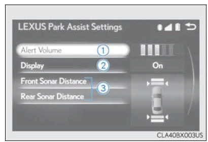 Lexus RX. Using the driving support systems