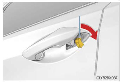 Lexus RX. Steps to take in an emergency