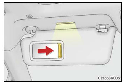 Lexus RX. Using the other interior features