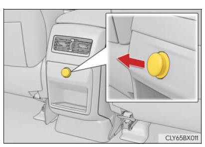 Lexus RX. Using the other interior features