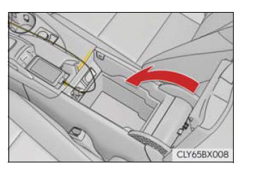 Lexus RX. Using the other interior features