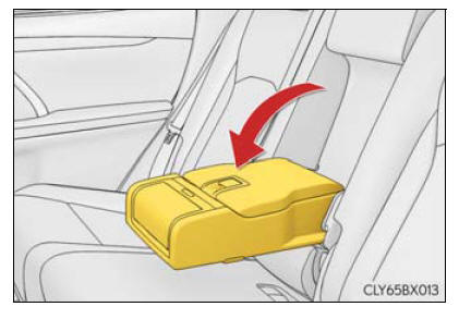 Lexus RX. Using the other interior features