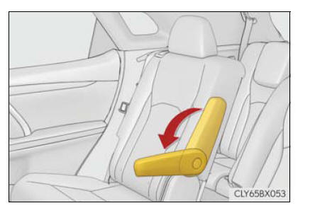 Lexus RX. Using the other interior features