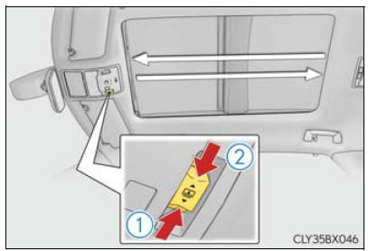 Lexus RX. Opening, closing the windows and moon roof