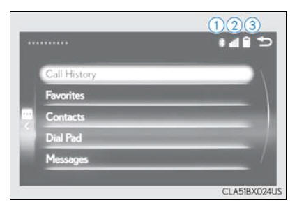 Lexus RX. Bluetooth Phone