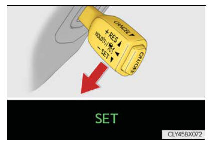 Lexus RX. Using the driving support systems