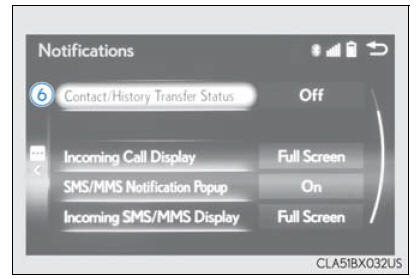 Lexus RX. Bluetooth Phone