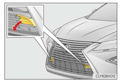 Lexus RX. Steps to take in an emergency