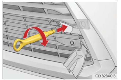 Lexus RX. Steps to take in an emergency