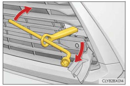 Lexus RX. Steps to take in an emergency