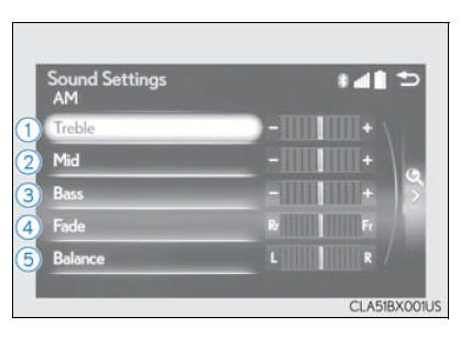 Lexus RX. Using the audio system