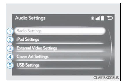 Lexus RX. Using the audio system