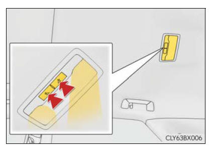 Lexus RX. Using the interior lights