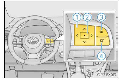 Lexus RX. Multi-information display