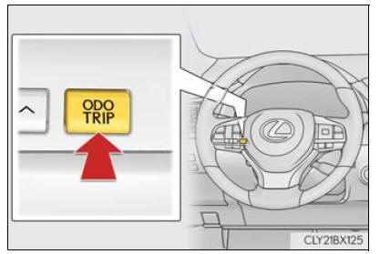 Lexus RX. Multi-information display