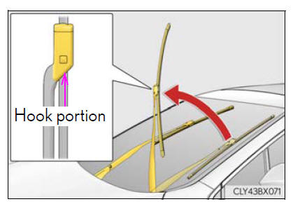 Lexus RX. Operating the lights and wipers